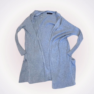 Marks and Spencer s gray long line cardigan | Sz S