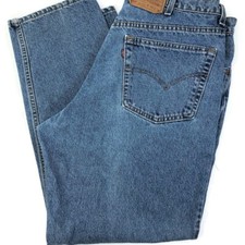 Vintage 1996 Levi's 550 Relaxed Fit Jeans Size 40 X 30  act. 39 X 30" USA made