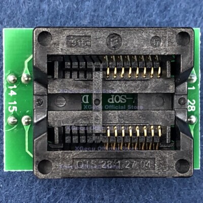 SOIC24 SOP24 A DIP24 SOIC 24 Adattatore Programmatore Presa Larghezza Corpo 7.5MM 300MIL IC Socket CONVERTER Chip Di Prova - Foto 3