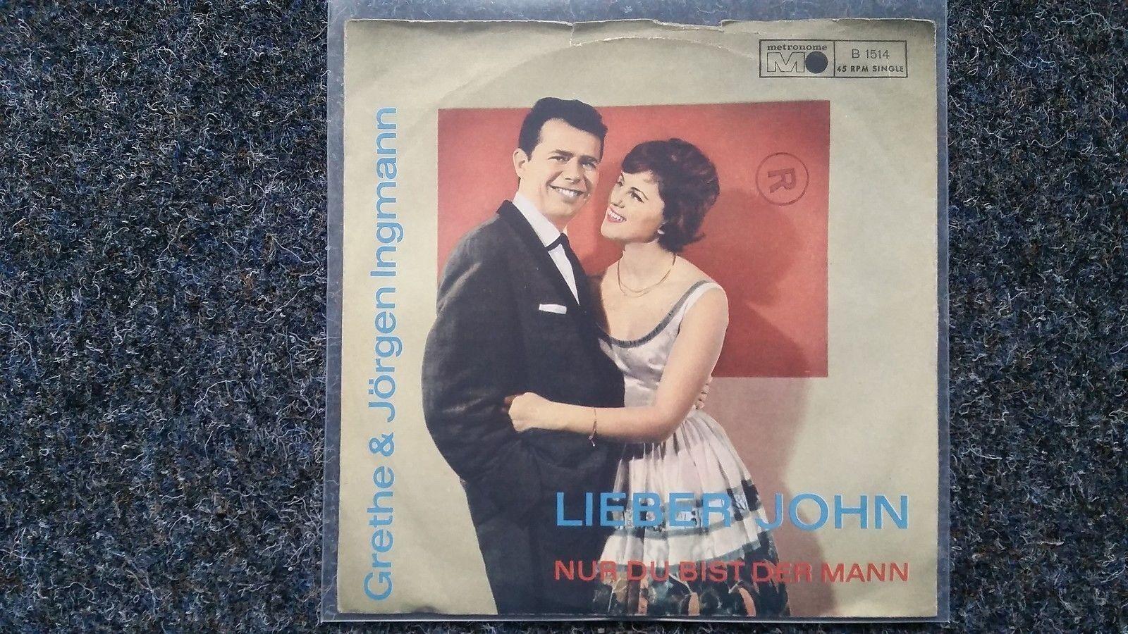 7"" Single Vinyl Grethe & Jörgen Ingmann - Lieber John/ Nur du bist der Mann