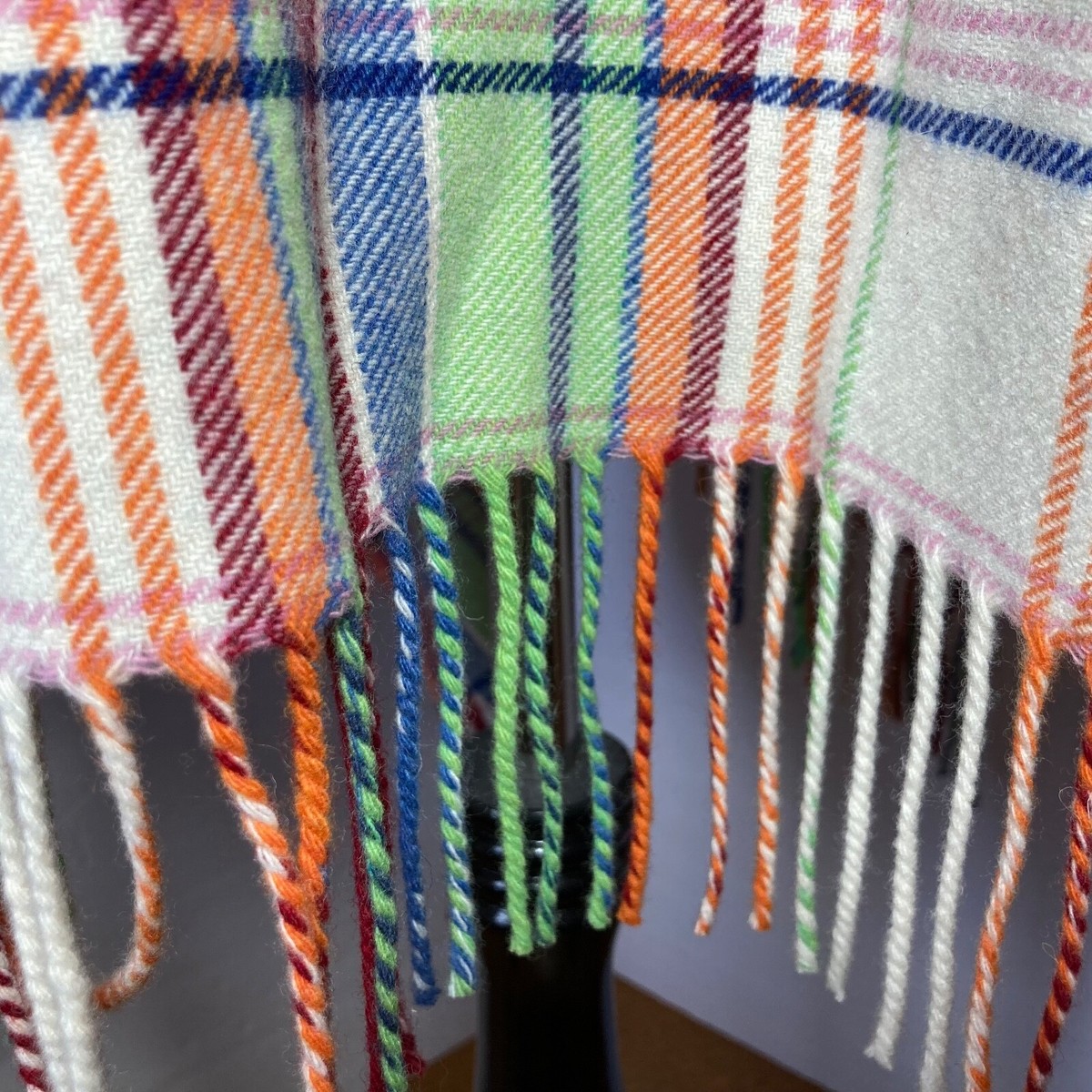 Lauren Ralph Lauren Wool Blend Poncho Plaid Multi Women's