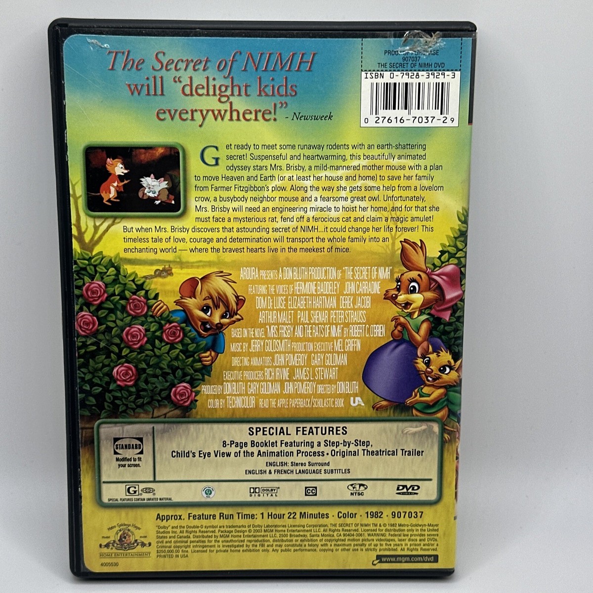 The Secret Nimh (DVD, 2003) | eBay