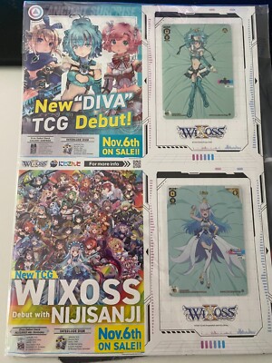 Wixoss TCG Interlude Diva PROMO SLEEPING LIZE HELESTA + AT Nijisanji Neu+OVP!!