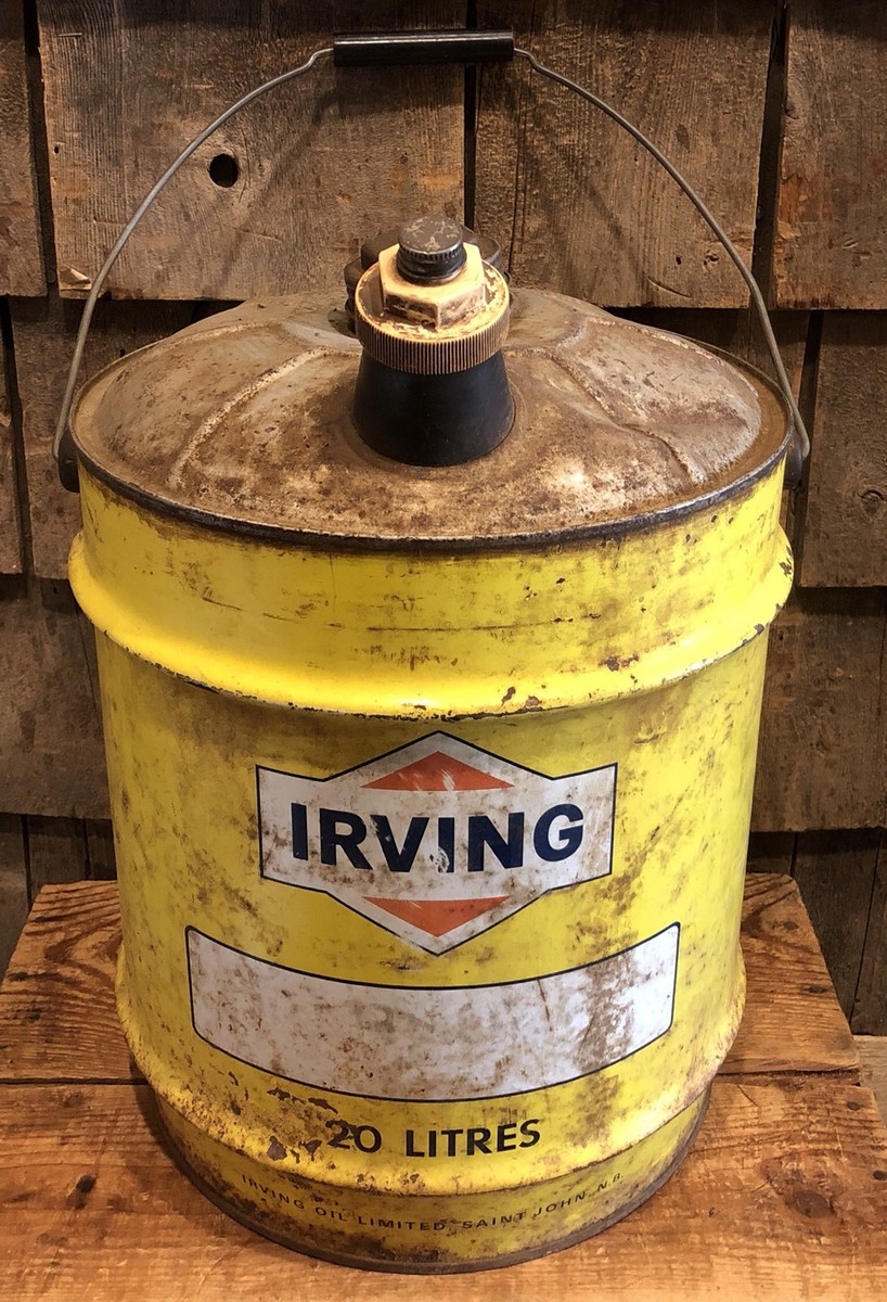 VINTAGE FS FARM SERVICE METAL OIL CAN 5 GALLON - 1 | eBay USA