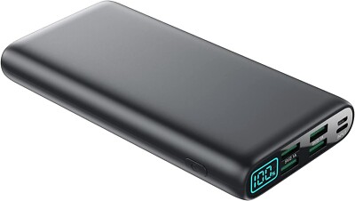 Power Bank 38800mAh USB C Ladegerät 5 Ausgänge Akku iPhone Huawei Galaxy F377