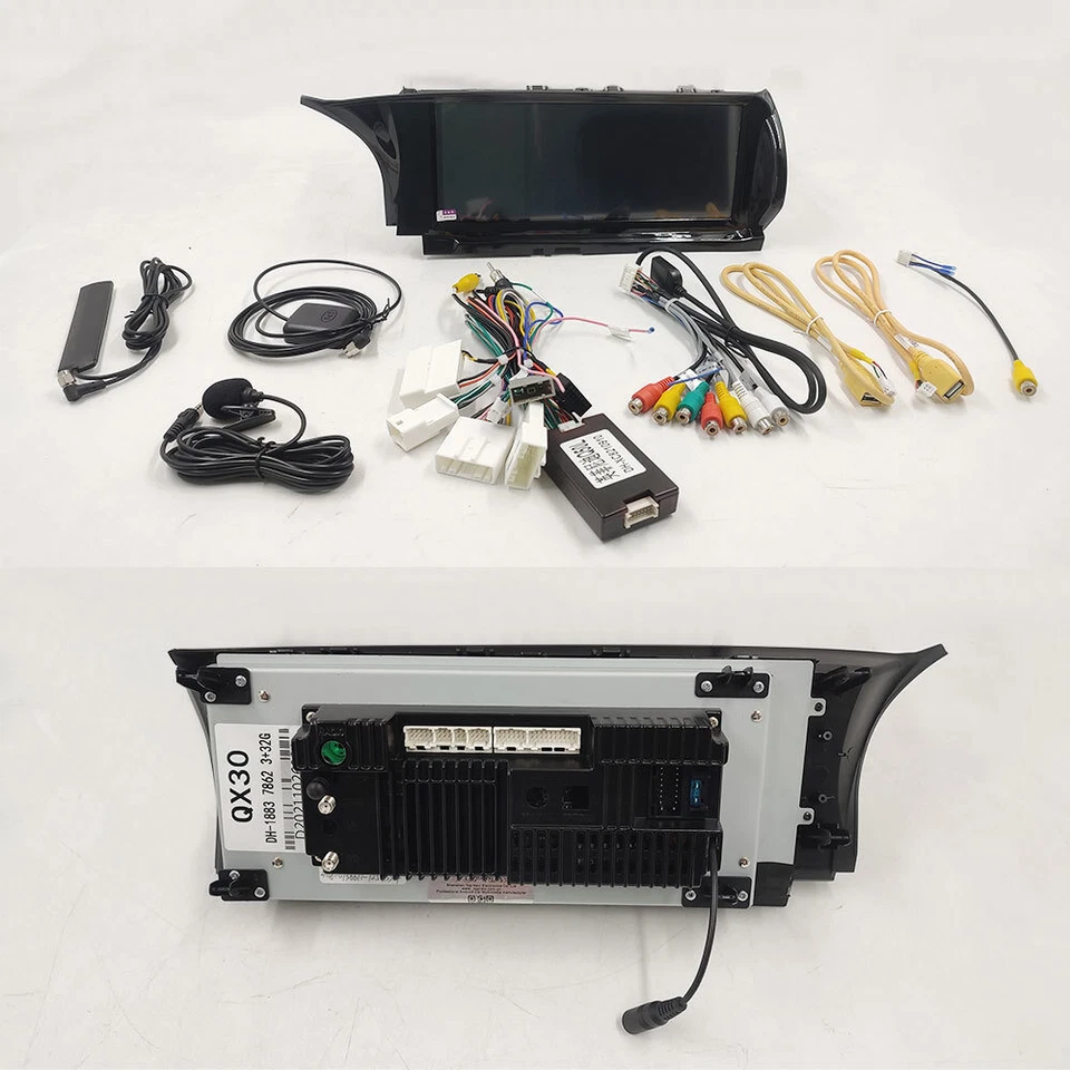 Reproductor de radio estéreo GPS Android pantalla táctil para coche Infiniti QX30 Q30 2015-2018 Foto 4 de 4