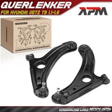 2x Querlenker Vorderachse Links Rechts Unten für Hyundai Getz TB 1.1-1.6