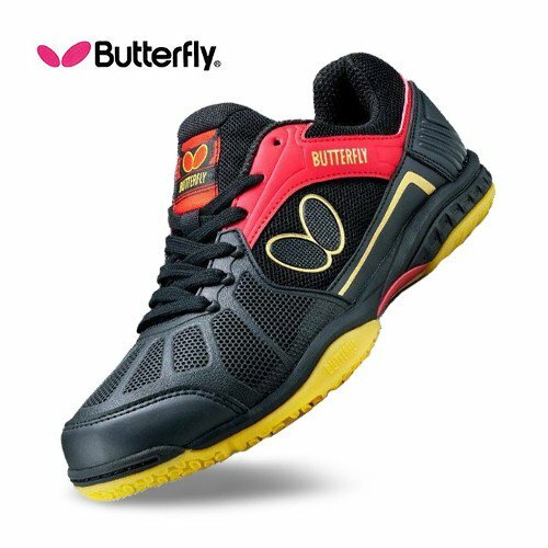 Butterfly Lezoline Rifones Table Tennis Shoes Indoor Unisex Shoes Black NWT