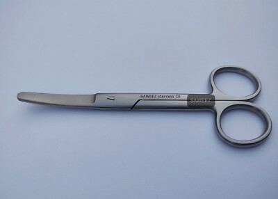 Dressing Scissors 14.5 cm CURVED Blunt/Blunt Professional Quality