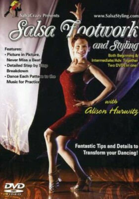 Salsa Dance Footwork & Styling (DVD) Salsa Crazy NEW SEALED