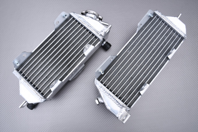Radiateur d'eau Racing renforcé gauche et droit en aluminium pour moto Kawasaki KX 500 1991-2004