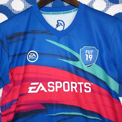 VINTAGE EASPORTS FUT 19 FUSSBALL TRIKOT EA SPORTS FIFA19 PROMO VIDEOSPIEL RAR 