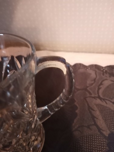 Vintage Anchor Hocking pineapple and bars small pitcher - Picture 4 of 5