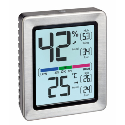 TFA 30.5047.54.K.EK Exacto Thermometer Hygrometer digital inkl. ISO Zertifikat