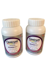 2 Bottles Centrum Minis Women 50+ Multivitamin & Mineral Supplement 560 Tablets