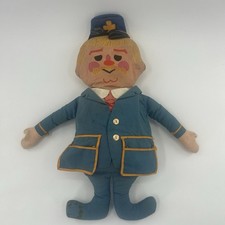 Vintage Captain Kangaroo Doll Mattel Pull String-Mute Plush Fast Shipping