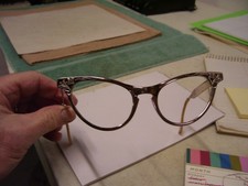 Vintage Art Craft Ladies Cat Eye Eyeglass Frames 4 -5-1/4" USA Retro 1950's