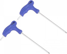 3Mm Ball End Hex Key T-Handle Wrench Spanner, Metric CR-V Steel 2 Pcs