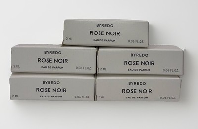 5 X Byredo Rose Noir   Perfume Sample Vial 2ml/ EDP, Travel Size, 10 Ml Total