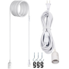 20Ft UL Approval Extension Hanging Lantern Pendant Light Lamp Cord Cable 360W Su