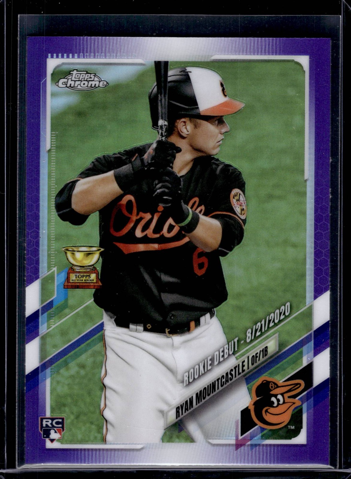 2021 Topps Chrome Update Ryan Mountcastle #USC39 Purple Refractor