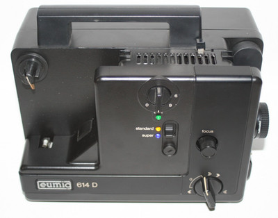 Eumig 614 D Multiformat Projektor Schwarz sehr zuverlässig und schöner Projektor