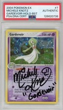 PSA Authentic Signed Michele Knotz Gardevoir 7/109 Ruby and Sapphire Holo on eBay