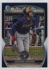 2023 Bowman Chrome Prospects Mega Box Navy Mojo Refractor Jackson Chourio 0w27