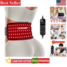 Ultimate 3-in-1 Red Light Therapy Belt for Pain Relief - 30-Minute Auto Shutoff