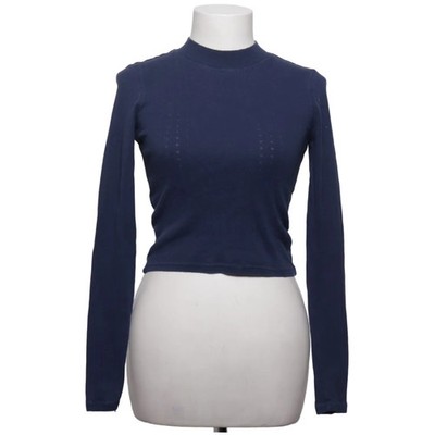 American Eagle, Rollkragenpullover, Größe: XS, Blau, Einfarbig #0BY