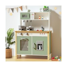 Babytronic Kids Play Kitchen, Wooden Kitchen Playset for Kids Ages ... Fast Ship