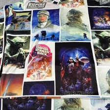 Star Wars Sweatshirt Mens Medium Empire Strikes Back Crewneck All Over Print