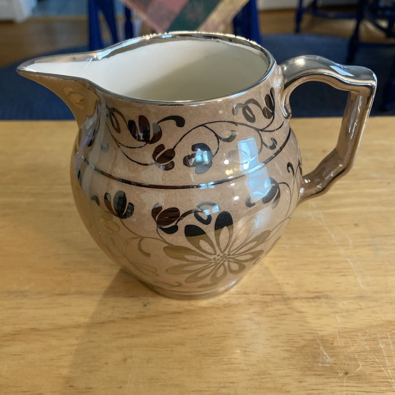 Vintage Creamer Gray's Pottery, Stoke-On-Trent England; Hand Painted