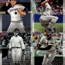 2019 Topps Chrome Update Greatest Moments 1-25 You Pick Complete Your Set