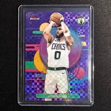 🀄️2025-26 TOPPS FINEST BASKETBALL UNCOMMON PURPLE X-FRACTOR /99 JAYSON TATUM