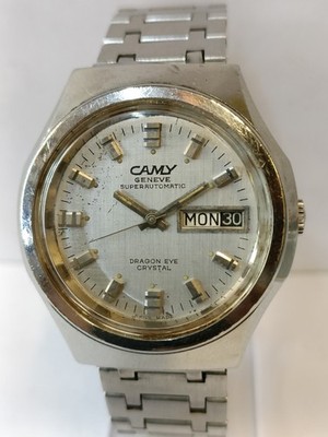 CAMY SUPERAUTOMATIC DRAGON EYE PATINA SILVER DIAL 7729 SWISS MEN'S
