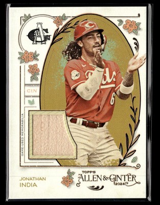 2024 Topps Allen & Ginter #AGR-JI Jonathan India bat card Cincinnati Reds