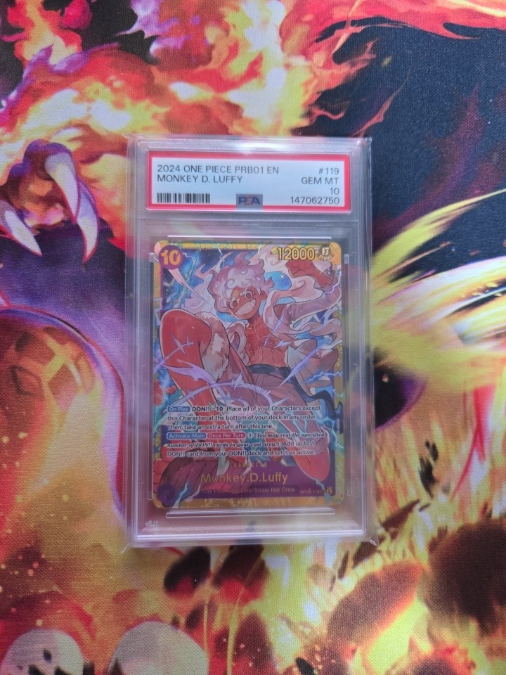 One Piece Monkey D. Luffy PRB01 SEC OP05-119 PSA 10 | eBay