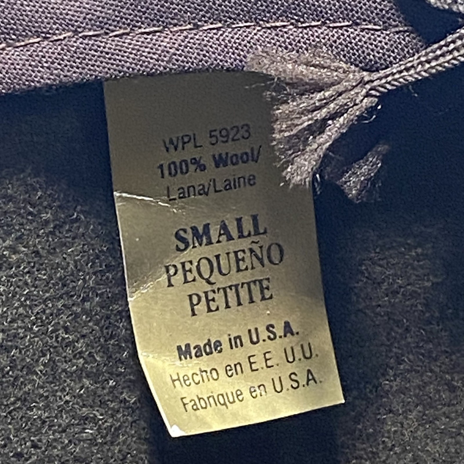 Pendleton Green Wool Fedora Hat Size Small - image 7