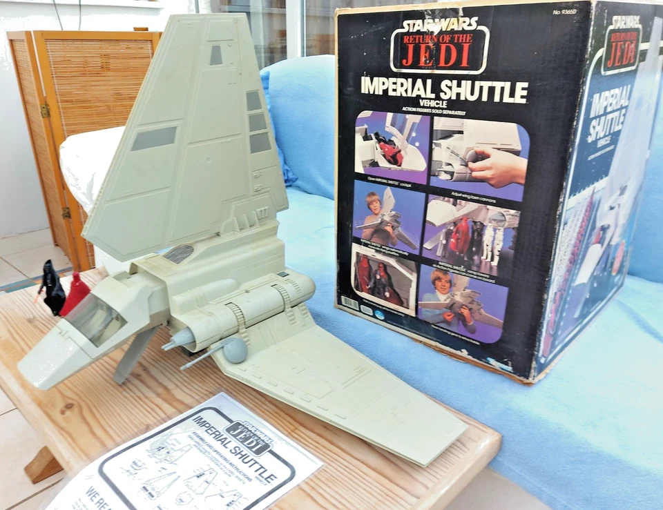 VintageStarWars IMPERIAL SHUTTLE BOXED complete Kenner 1984 figures not included - Image 4 of 4