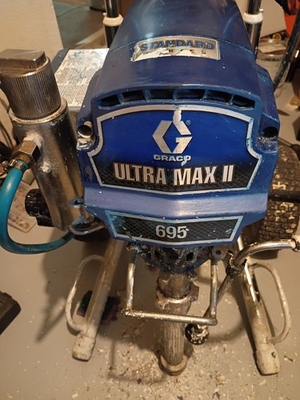 #ad Graco Ultra Max II 695 Standard Series Electric Airless Sprayer Hi boy $2299.00