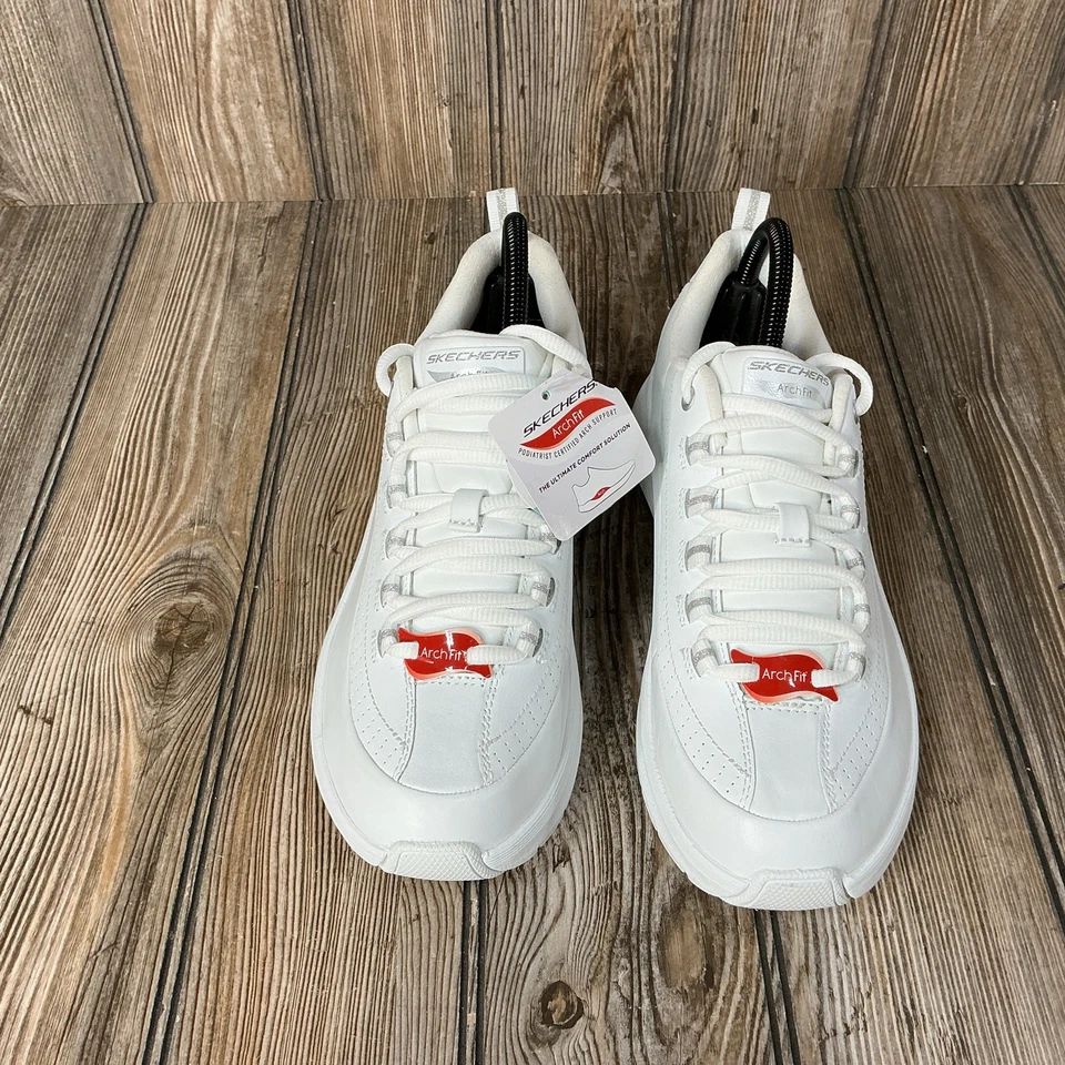 Tênis Skechers Branco Feminino 8.5 Arch Fit City Drive 150061 Sapatos Confortáveis NOVO - Imagem 2 de 4