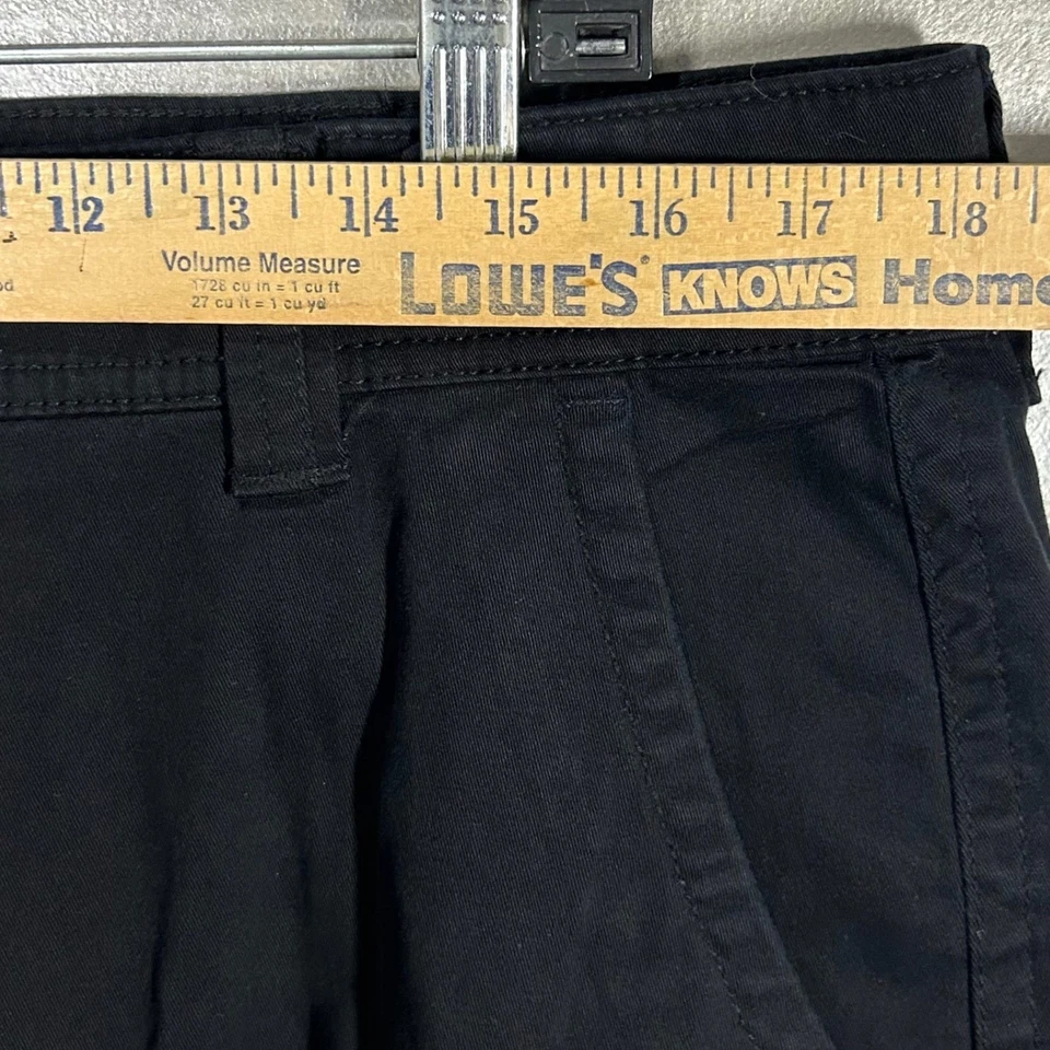 St Johns Bay Mens Navy Blue Comfort Stretch Cargo Shorts Size 36 Classic Fit - Image 2 of 4