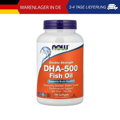 NOW Foods, DHA-500 Fish Oil, DHA-500-Fischöl, 180 Weichkapseln