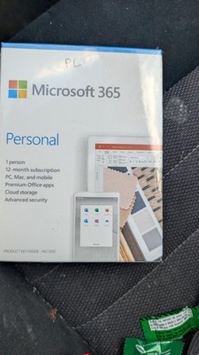 Microsoft Office 365 Personal QQ2-01024 NEW SEALED BOX AS SHOWN!