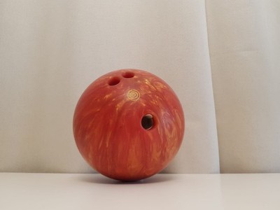 Vintage Bowling Set Ebonite Maxim Bowlingball mit Tasche und Unterlage
