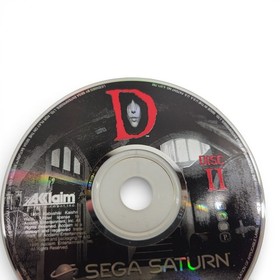 D Disc II T-8106H Sega Saturn Replacement Disc Only Authentic Horror Classic