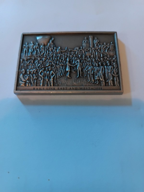 American Revolution Bicentennial Rails Link East And West Fine Pewter Bar No. 49