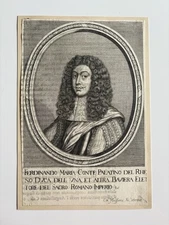 Antique Engraving Henry Frederick, Prince of Orange Dutch Nobleman & Stadtholder