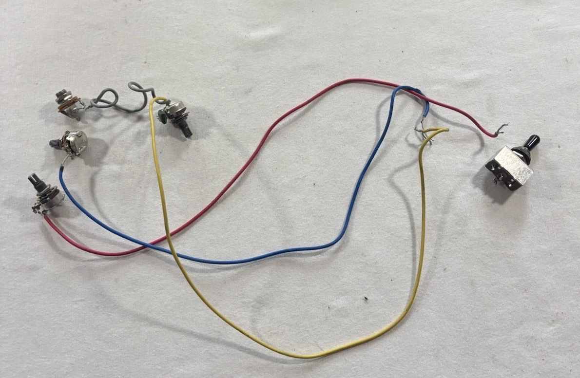 2011 Dean ZX Explorer Complete Guitar Wiring Harness Switch Pots